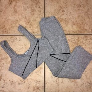 Fashion Nova - matching grey sporty set